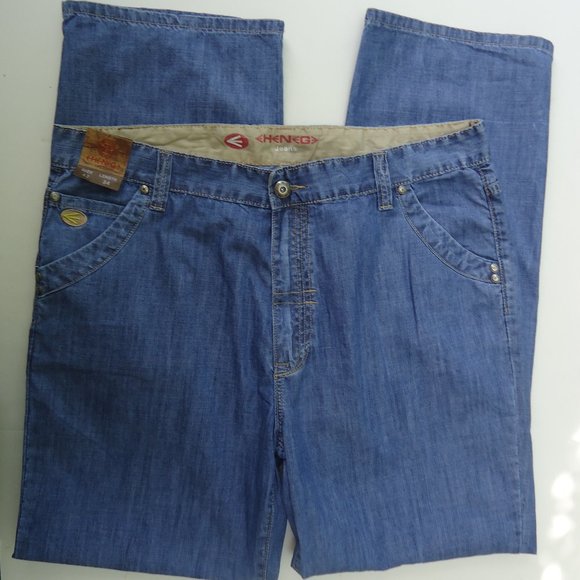 NWT. EHENEGE Blue Light Denim Jeans. - Picture 8 of 8